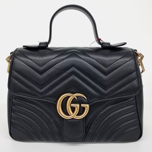 Gucci Matelasse Marmont Top Handle Bag - Gucci - Modalova