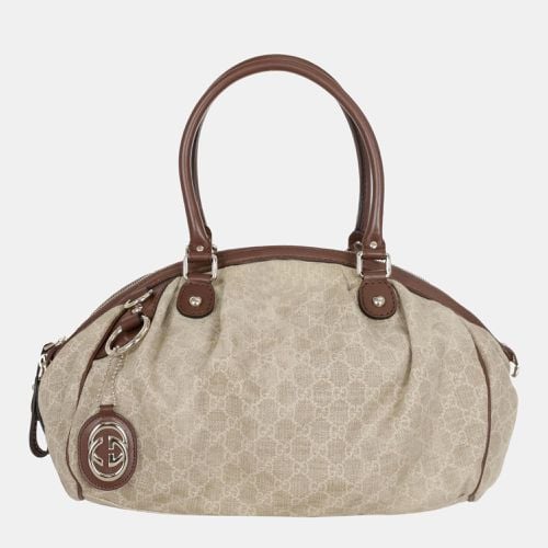 Gucci Monogram Canvas Shoulder Bag - Gucci - Modalova