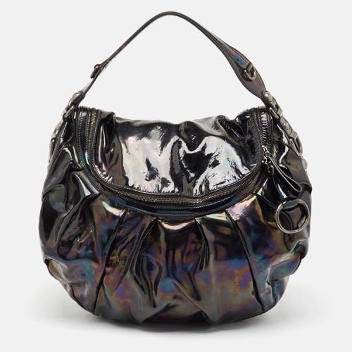 Iridescent Patent Leather Icon Bit Hobo - Gucci - Modalova