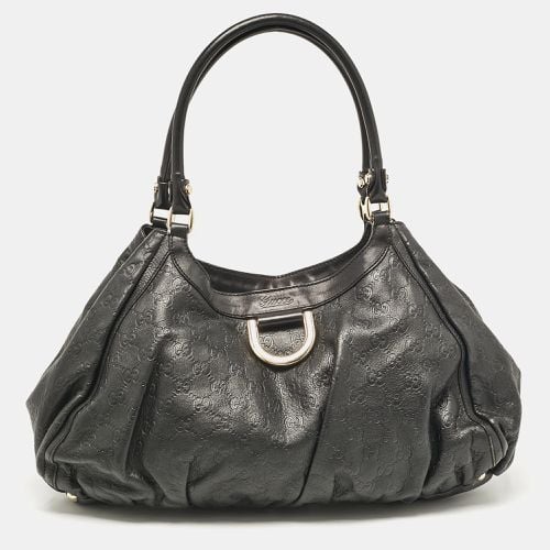 Gucci Black Guccissima Leather Abbey D-Ring Shoulder Bag - Gucci - Modalova