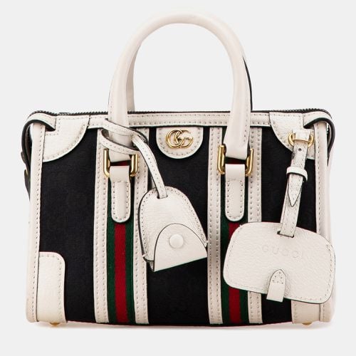 Canvas and Fabric Mini GG Canvas Bauletto - Gucci - Modalova