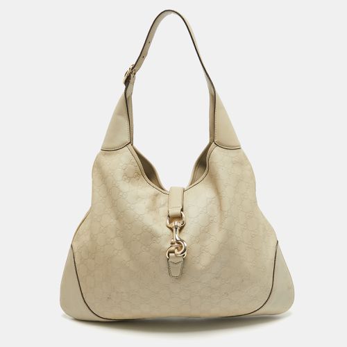 Ssima Leather Large New Jackie Hobo - Gucci - Modalova