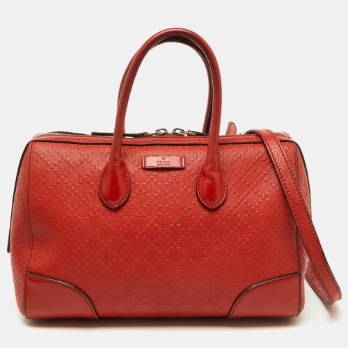 Gucci Orange Leather Bright Diamante Satchel - Gucci - Modalova