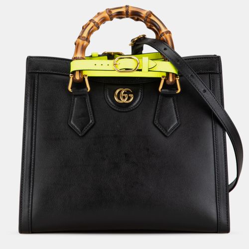 Gucci Small Leather Bamboo Diana Satchel - Gucci - Modalova