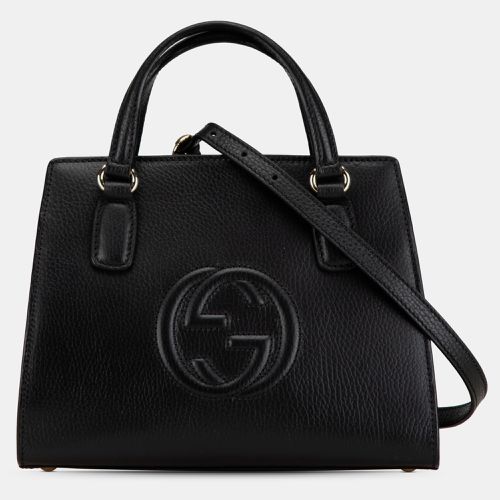 Medium Dollar Calf Soho Top Handle Convertible Tote - Gucci - Modalova