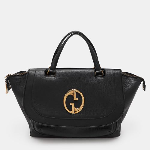 Gucci Black Leather 1973 Satchel - Gucci - Modalova