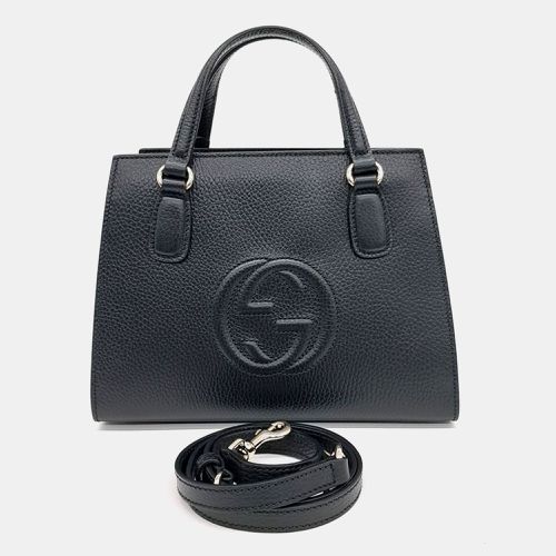 Gucci Black Leather Soho top handle bag - Gucci - Modalova