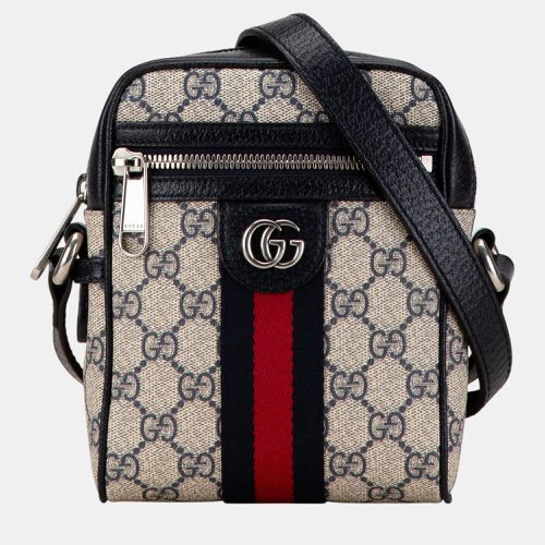 Gucci Brown Mini GG Supreme Ophidia Crossbody - Gucci - Modalova