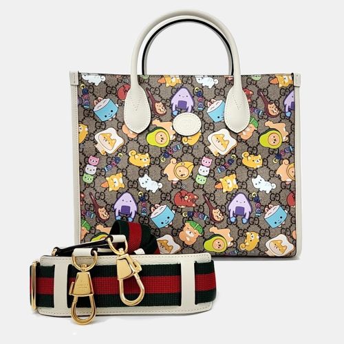 Gucci Multicolor PVC 100 Small Tote And Shoulder Bag - Gucci - Modalova