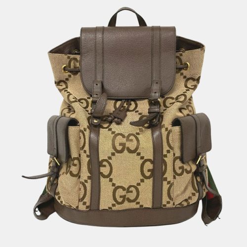 Gucci Brown Jumbo GG Backpack - Gucci - Modalova