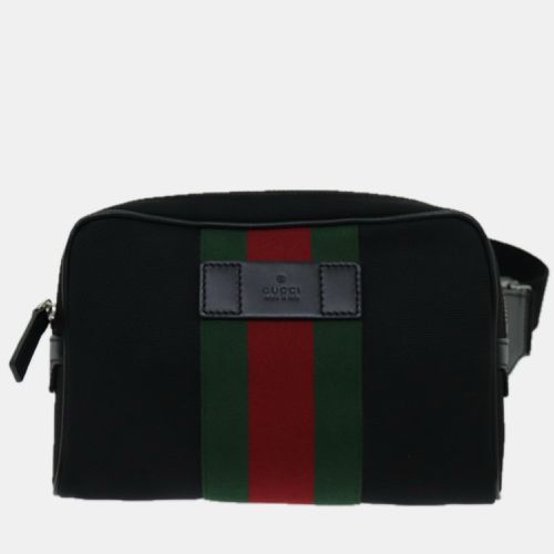 Gucci Black Canvas Web Belt bag - Gucci - Modalova