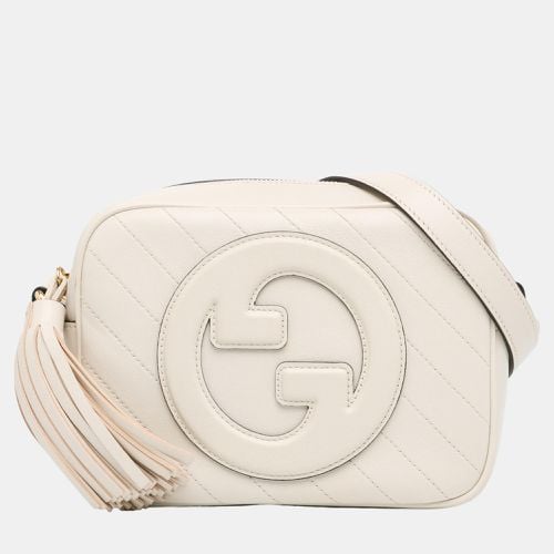 Gucci White Small Blondie Crossbody Bag - Gucci - Modalova