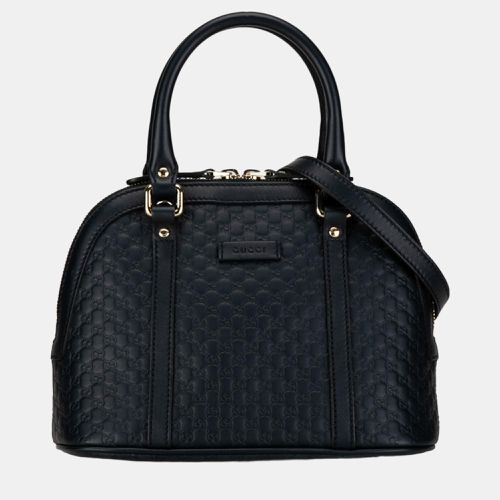 Gucci Black Mini Microguccissima Dome Satchel - Gucci - Modalova