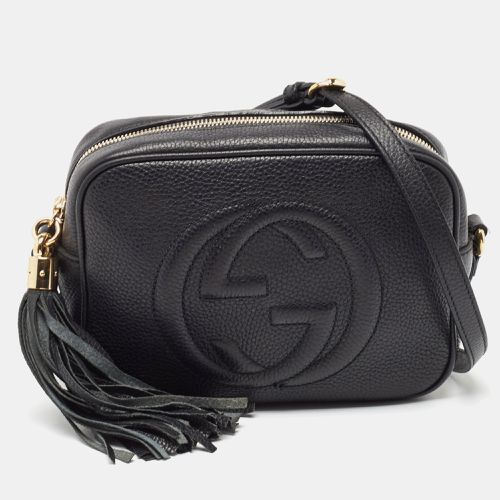 Gucci Black Leather Small Soho Disco Crossbody Bag - Gucci - Modalova