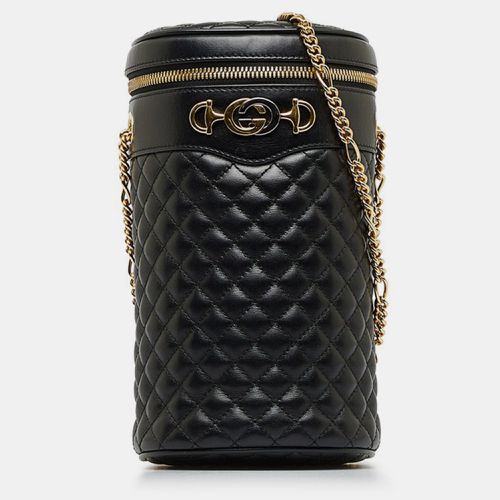 Gucci Black Leather Trapuntata Zumi Belt Bag - Gucci - Modalova