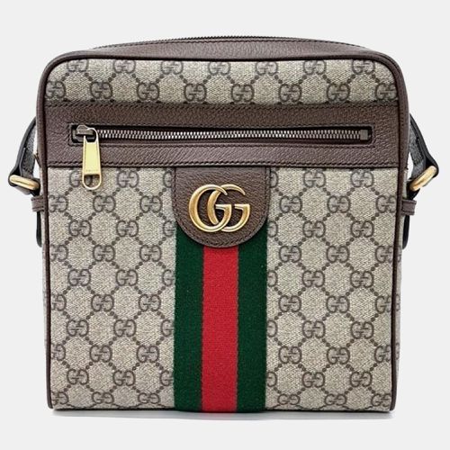 Gucci Brown GG Canvas Ophidia GG small messenger bag - Gucci - Modalova