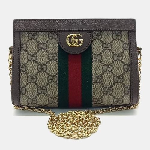 Gucci Beige Ophidia GG Supreme Mini Shoulder Bag - Gucci - Modalova