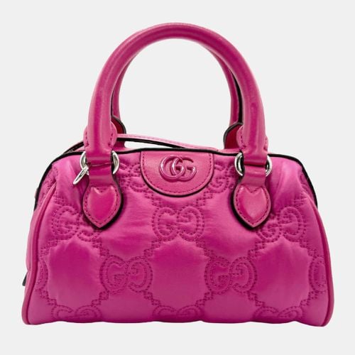 Gucci Pink Leather GG 'Love Parade' Matelassé Mini Bag w/ Strap - Gucci - Modalova