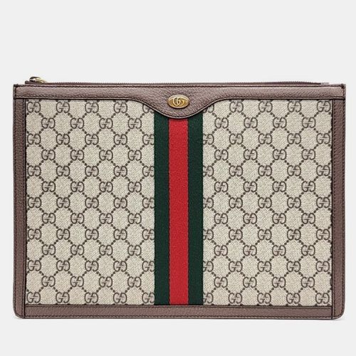 Gucci Beige PVC Leather GG Supreme Handbag - Gucci - Modalova