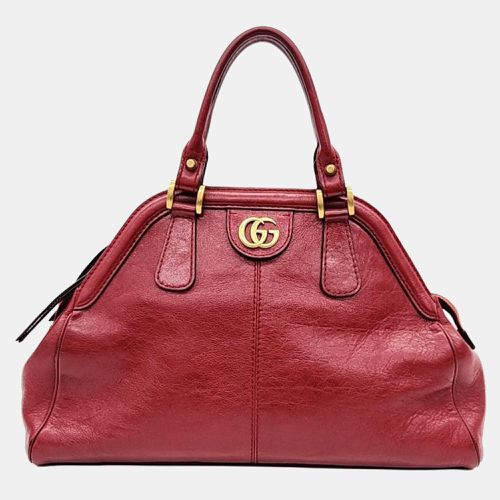 Gucci Red Leather Re(Belle) Small Shoulder Bag - Gucci - Modalova