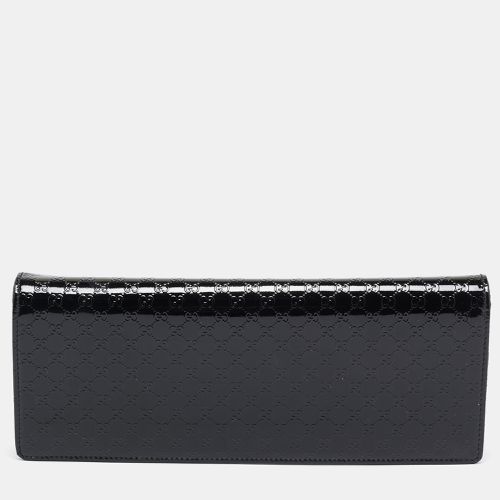 Gucci Black Microguccissima Patent Leather Small Broadway Clutch - Gucci - Modalova