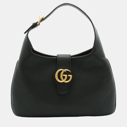 Gucci Black Goatskin Medium Aphrodite Shoulder Bag - Gucci - Modalova