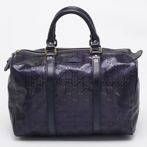 Gucci Purple GG Imprime Canvas and Leather Medium Joy Boston Bag - Gucci - Modalova