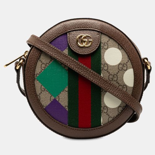 Gucci GG Supreme Ophidia Paint Round Crossbody - Gucci - Modalova