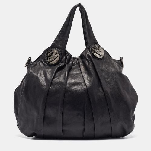 Gucci Black Leather Large Hysteria Hobo - Gucci - Modalova