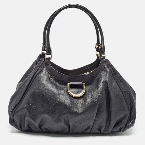 Gucci Black Guccissima Leather Large Abbey D Ring Shoulder Bag - Gucci - Modalova