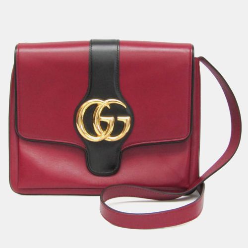 Gucci Red/Black Leather Small Arli Crossbody Bag - Gucci - Modalova