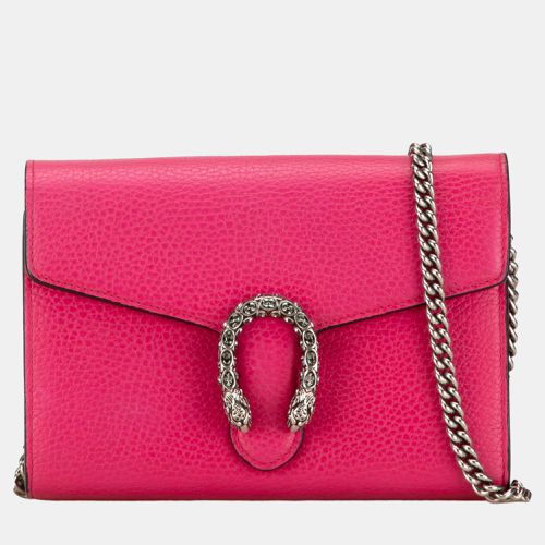 Gucci Pink Mini Dionysus Wallet on Chain - Gucci - Modalova