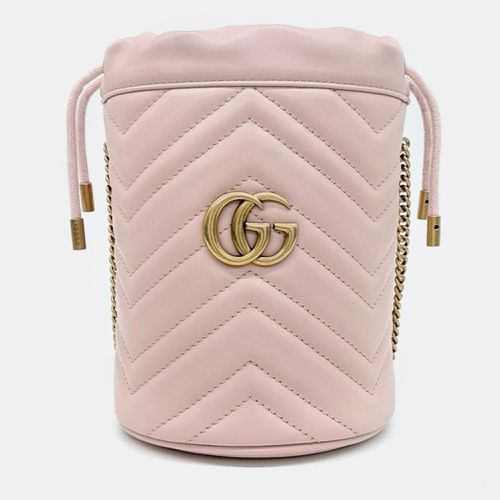 Gucci GG Marmont Mini Bucket Bag - Gucci - Modalova