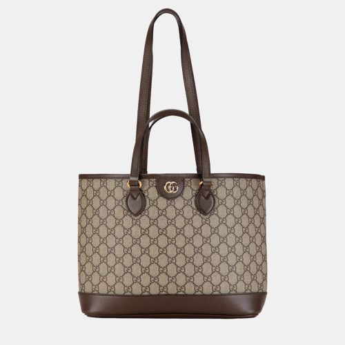 Gucci Beige/Brown GG Supreme Canvas Ophidia Tote Bag - Gucci - Modalova