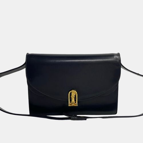 Gucci Black Leather Flap Crossbody Bag - Gucci - Modalova