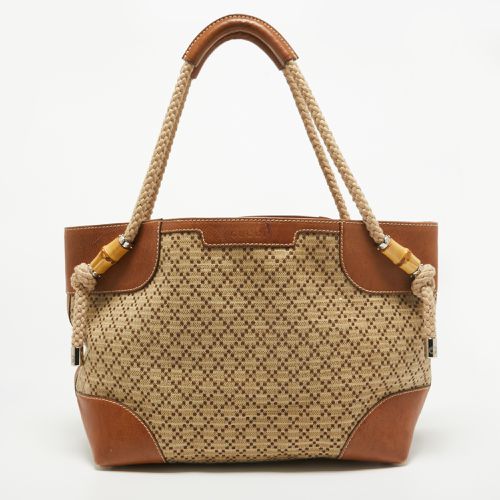 Gucci Brown/Beige Diamante Canvas Maui Tote - Gucci - Modalova