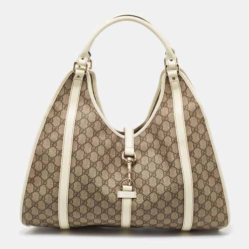 Gucci Beige/Off White GG Supreme Canvas Large Joy Shoulder Bag - Gucci - Modalova