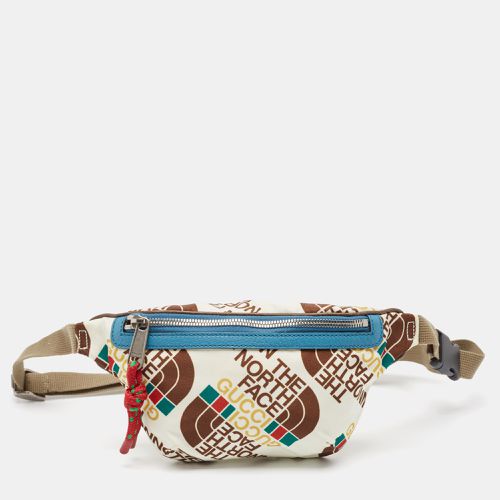 Gucci x The North Face Multicolor Print Nylon and Leather Belt Bag - Gucci - Modalova