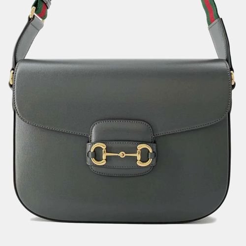 Gucci Grey Leather Horsebit 1955 Shoulder Bag - Gucci - Modalova