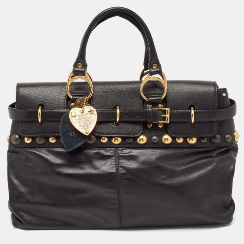 Gucci Black Leather Babouska Flap Satchel - Gucci - Modalova