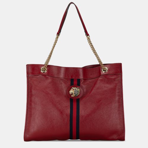 Gucci Red Large Rajah Tote Bag - Gucci - Modalova