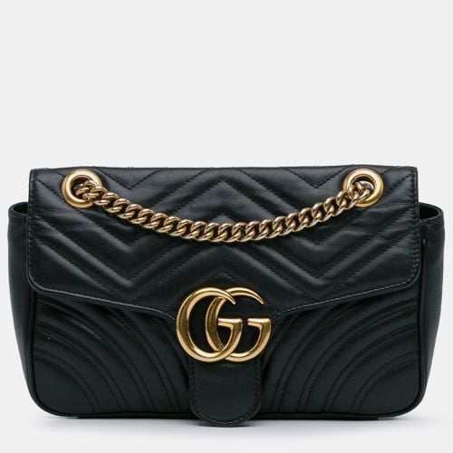 Leather GG Marmont Medium Crossbody Bag - Gucci - Modalova