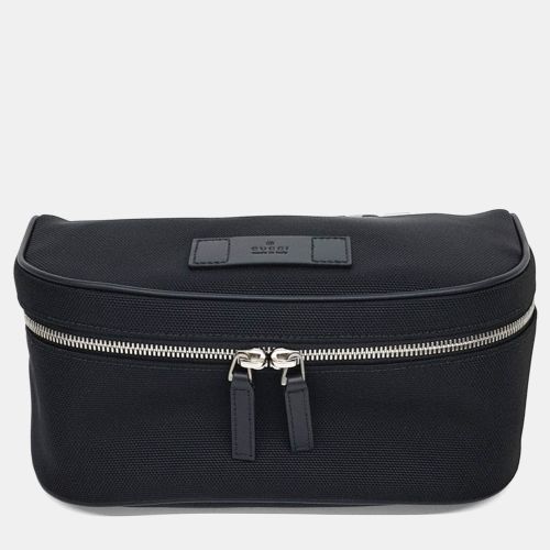 Gucci Black Fabric Web Techno Hip Sack - Gucci - Modalova