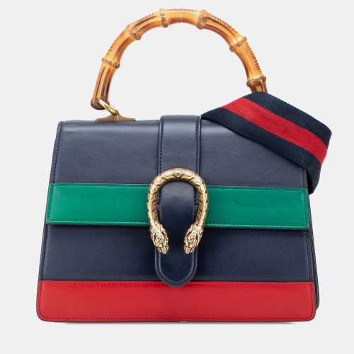 Gucci Multicolor Medium Leather Bamboo Dionysus Web Satchel - Gucci - Modalova