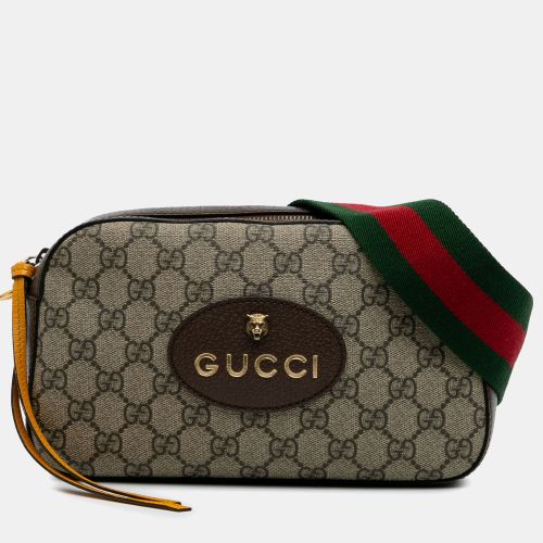 Gucci Brown GG Supreme Web Neo Vintage Crossbody Bag - Gucci - Modalova
