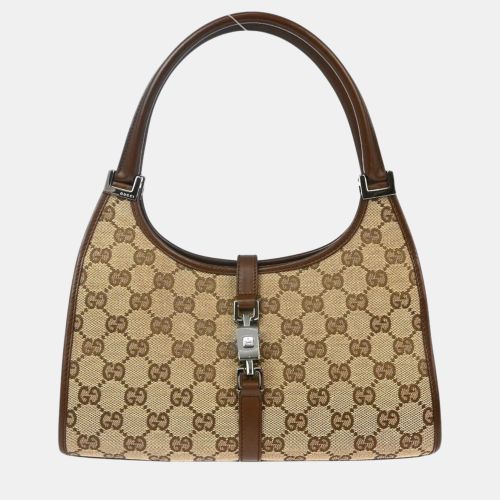 Gucci Beige GG Jackie Handbag - Gucci - Modalova