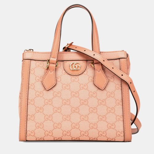 Gucci Pink Small GG Canvas Ophidia Satchel - Gucci - Modalova