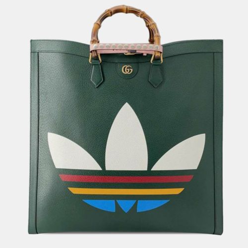 Gucci Green x Adidas Maxi Diana Satchel Bag - Gucci - Modalova