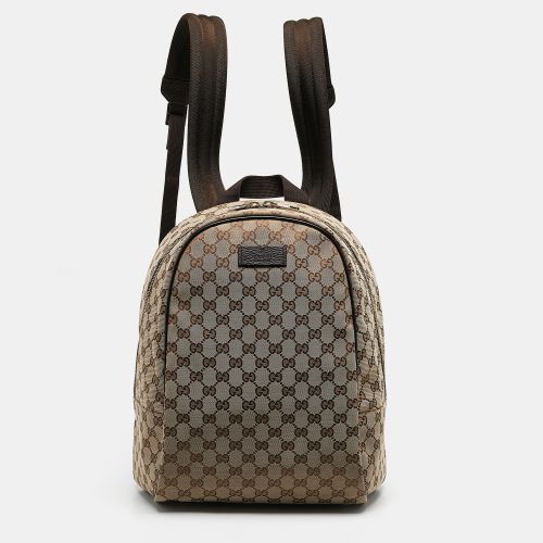 Gucci Beige GG Canvas Backpack - Gucci - Modalova