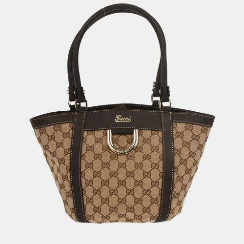 Gucci Beige Canvas GG Tote Handbag 211983 204991 - Gucci - Modalova